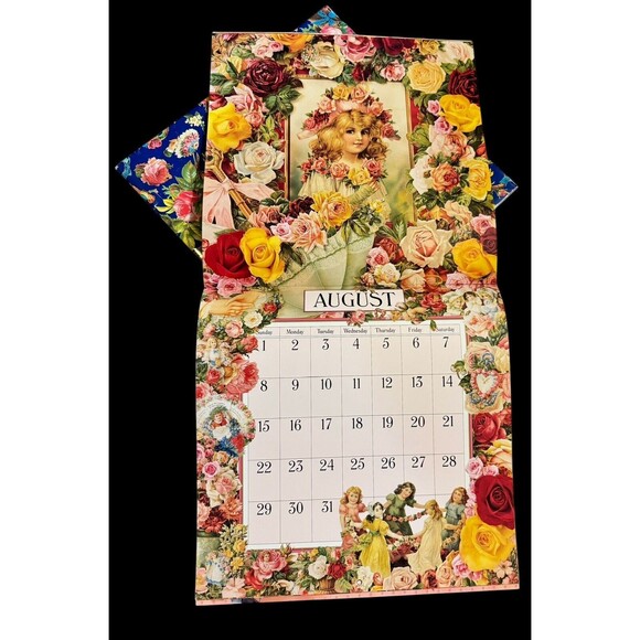 Cynthia Hart & John Grossman Victoriana Calendar 1993 12"×12" 90s Wall Decor - Picture 7 of 12